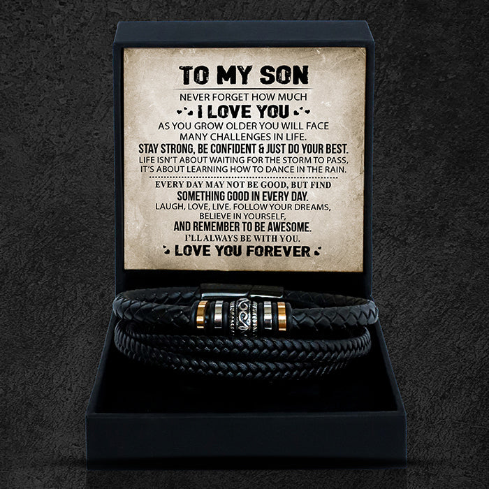 To My Son - "Love You Forever" Bracelet