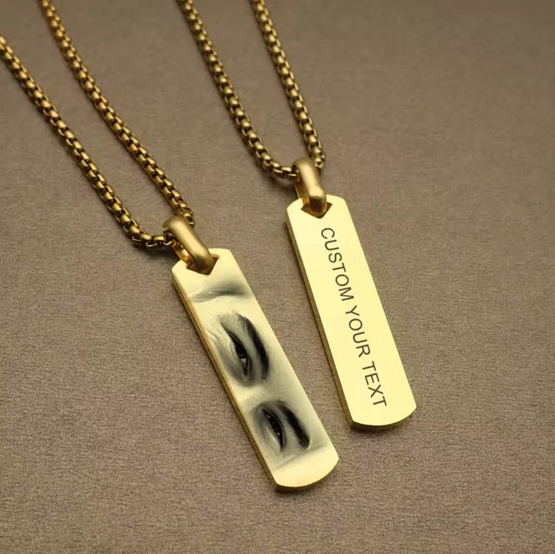 Eye Photo Necklace