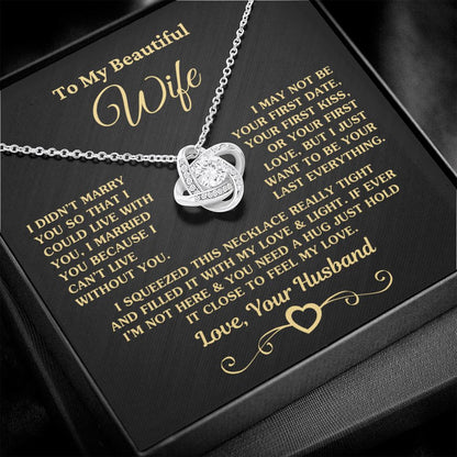 To My Wife Necklace